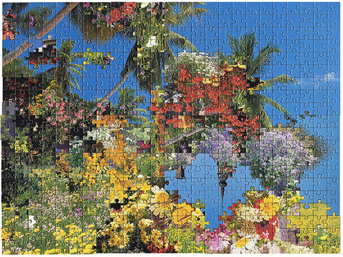Love Love puzzle collages by Kent Rogowski