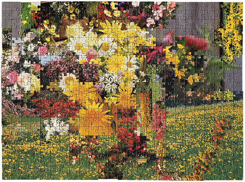 Love Love puzzle collages by Kent Rogowski