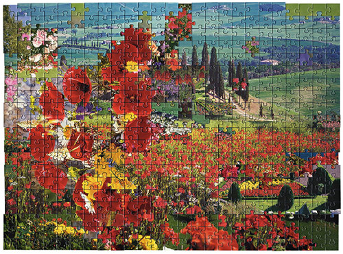 Love Love puzzle collages by Kent Rogowski