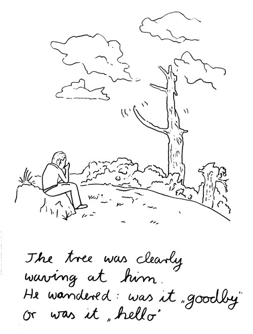 Line drawings by artist Markus Vater