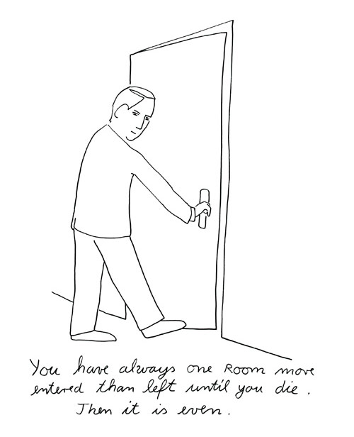 Line drawings by artist Markus Vater