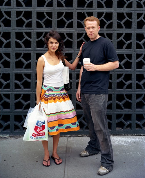 Touching Strangers photo series by Richard Renaldi