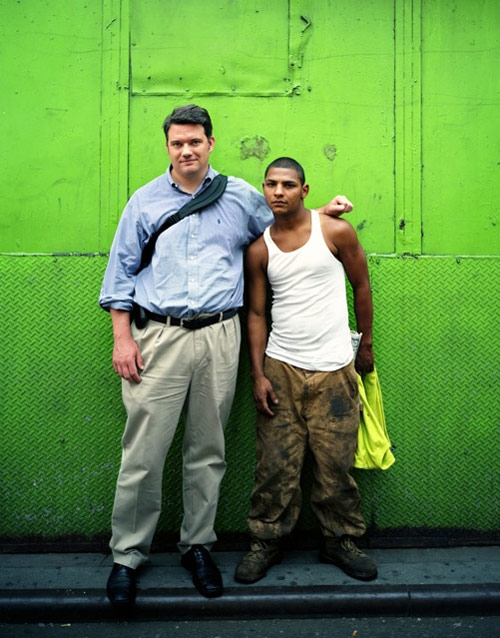 Touching Strangers photo series by Richard Renaldi
