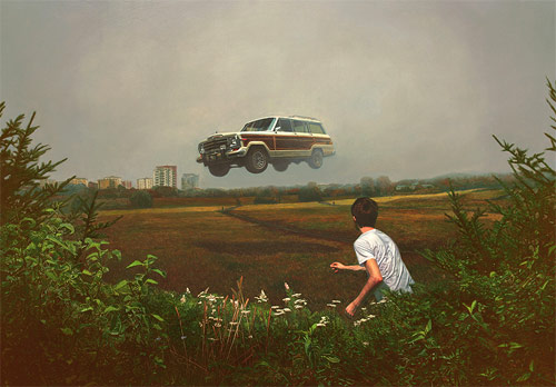 Artist painting painter Alex Roulette