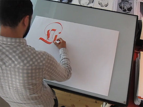 legacy of letters calligraphy by luca barcellona
