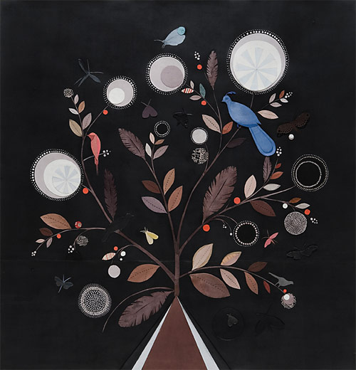 paper collage artist lena wolff