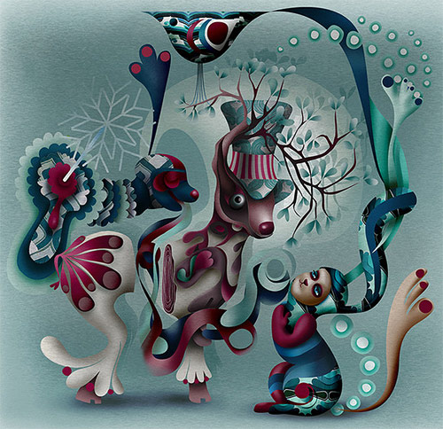 artist illustrator roya hamburger illustration