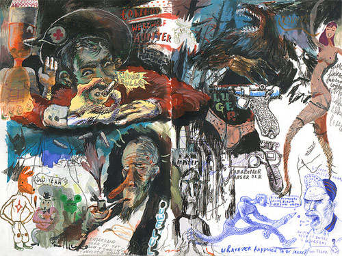 sam vanallemeersch drawing artist sketchbook