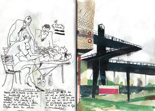 sam vanallemeersch drawing artist sketchbook