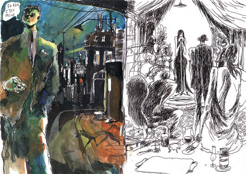 sam vanallemeersch drawing artist sketchbook