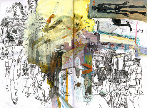 sam vanallemeersch drawing artist sketchbook