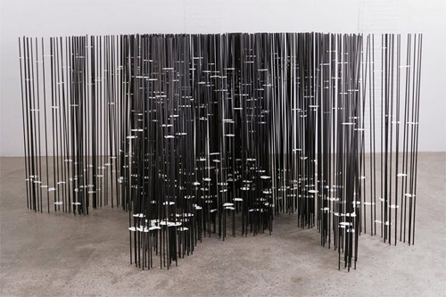 Sculptures by artist Tobias Putrih