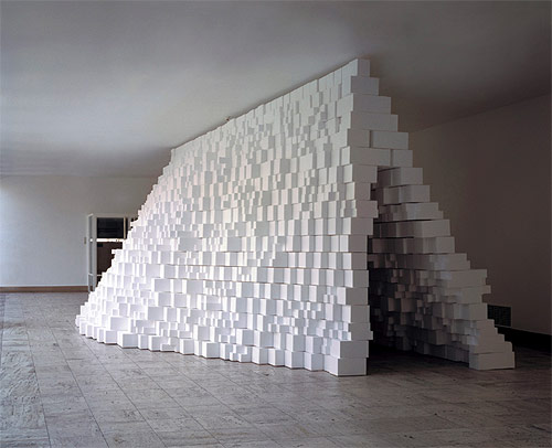 Sculptures by artist Tobias Putrih