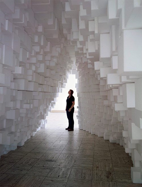 Sculptures by artist Tobias Putrih