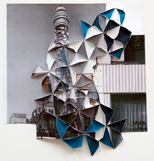 folded photographs by artist abigail reynolds