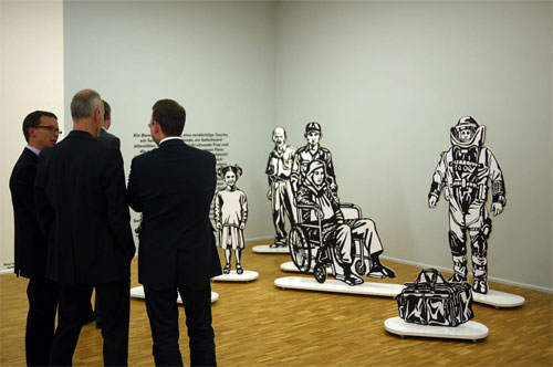 river crossing puzzle by ahmet ogut interactive installation