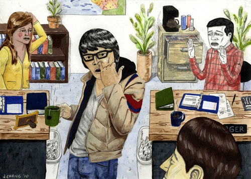 artist drawing james chong