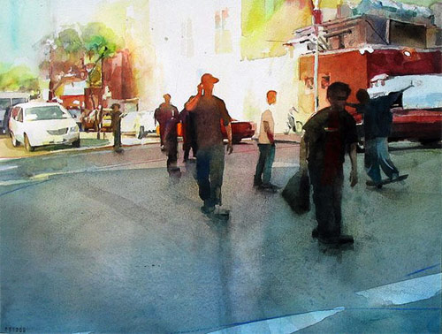 Artist painter Christopher St. Leger