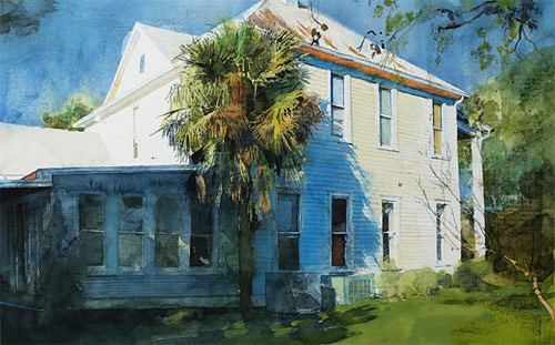 Artist painter Christopher St. Leger
