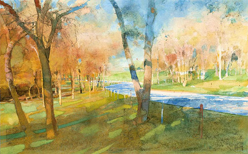 Artist painter Christopher St. Leger