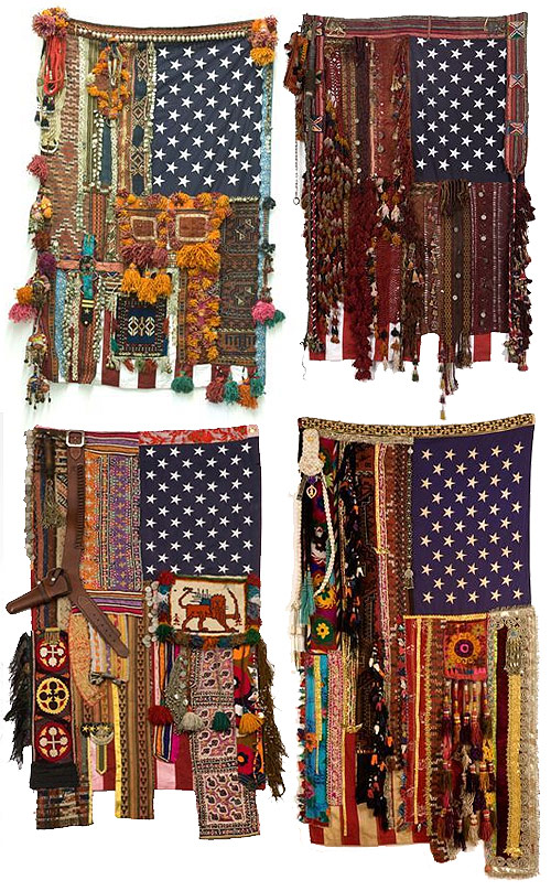 flags by artist sara rahbar