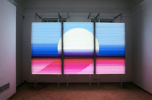 light installations by artist yochai matos