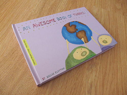 an awesome book of thanks by dallas clayton