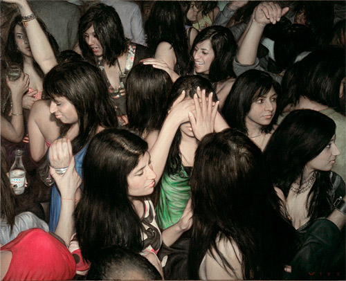 mosh pits paintings dan witz painter