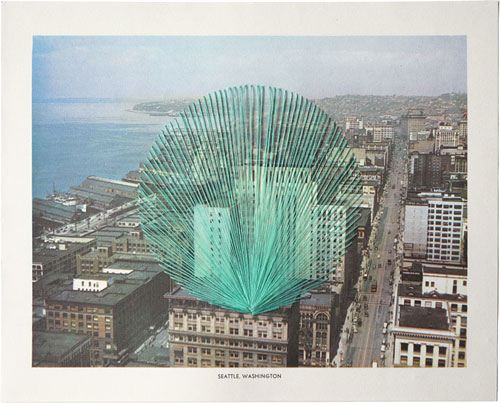 embroidered lithographs by shaun kardinal