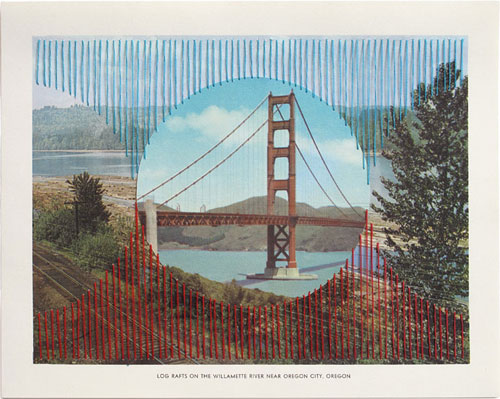 embroidered lithographs by shaun kardinal