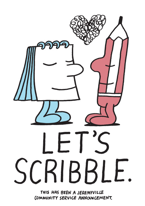 artist drawings by jeremyville community service announcements