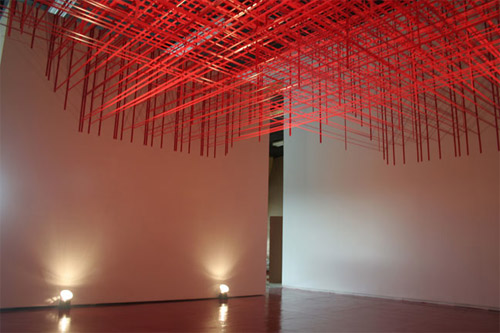 tape art installations artist rebecca ward