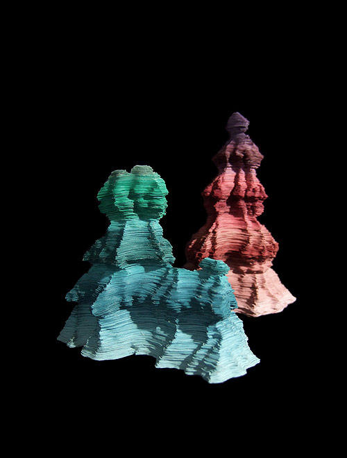 Artist Jennifer Rose Sciarrino supposed stalagmites