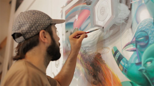 mars-1 doze green collaboration painters paintings