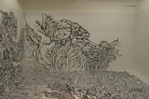 Drawings by artist Yosuke Goda