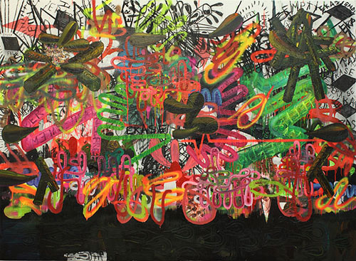 Artist painter Emil Holmer painting