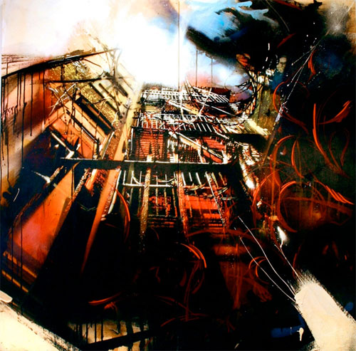 artists Dana Woulfe Kenji Nakayama paintings