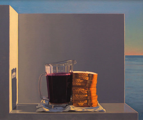 Artist painter David Ligare painting