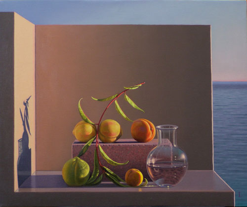 Artist painter David Ligare painting
