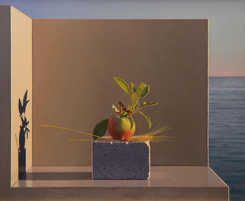 Artist painter David Ligare painting