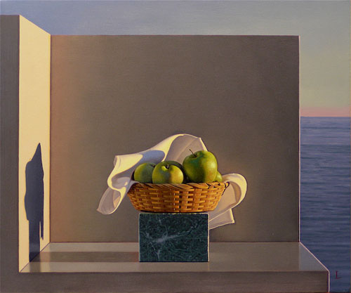 Artist painter David Ligare painting