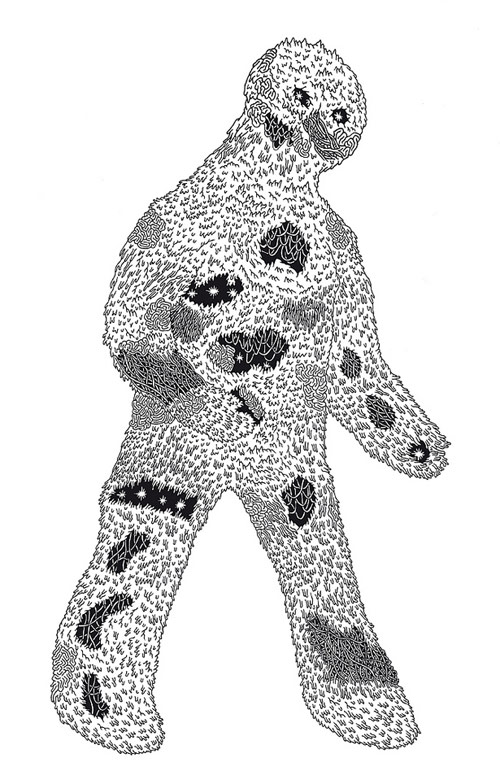 Artist Gianluigi Rivasi drawings