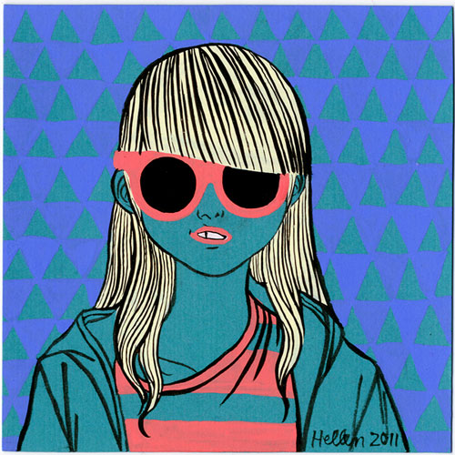 Artist illustrator Hellen Jo drawings illustration
