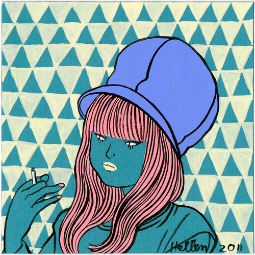 Artist illustrator Hellen Jo drawings illustration