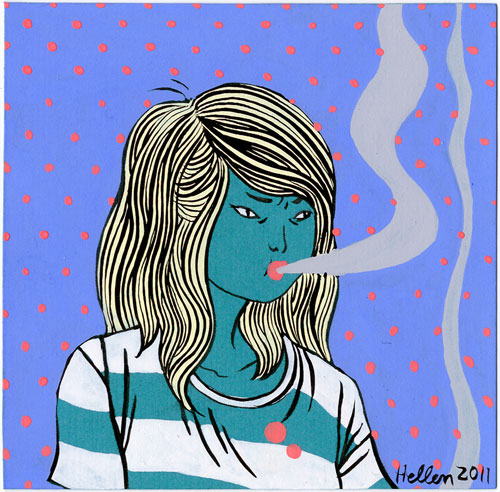 Artist illustrator Hellen Jo drawings illustration