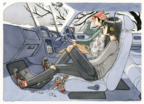 Artist illustrator Hellen Jo drawings illustration
