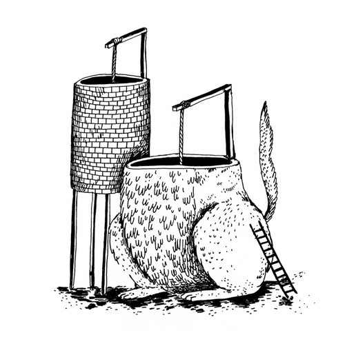 Artist Jacob O. Rolfe drawings