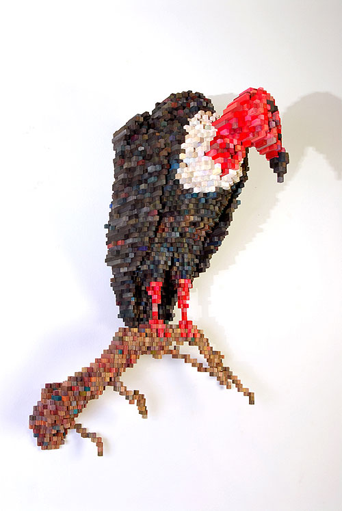 wood sculptures by artist shawn smith