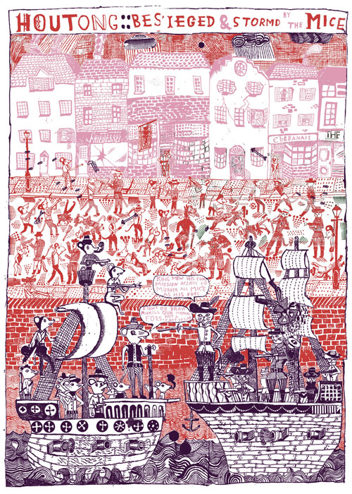Artist John Broadley drawings