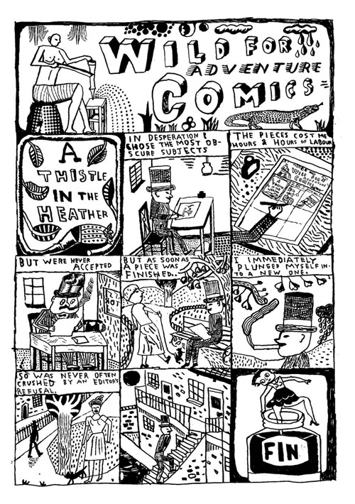 Artist John Broadley drawings